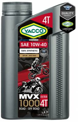 Масло моторное YACCO MVX 1000 4T 10W40 FRA (1 L)